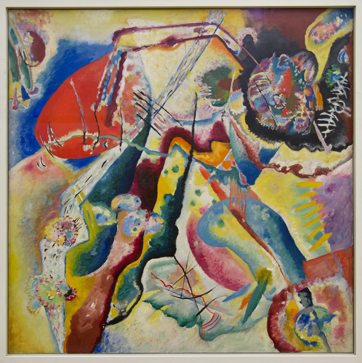  瓦西里·康丁斯基 wassily kandinsky ——红色标志画